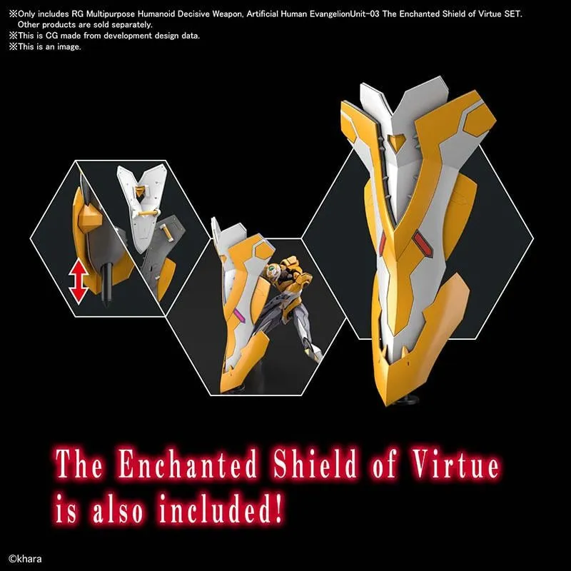 EVANGELION - 1/144 RG NGE Eva Unit 03 Ench Shield Set - REPROD